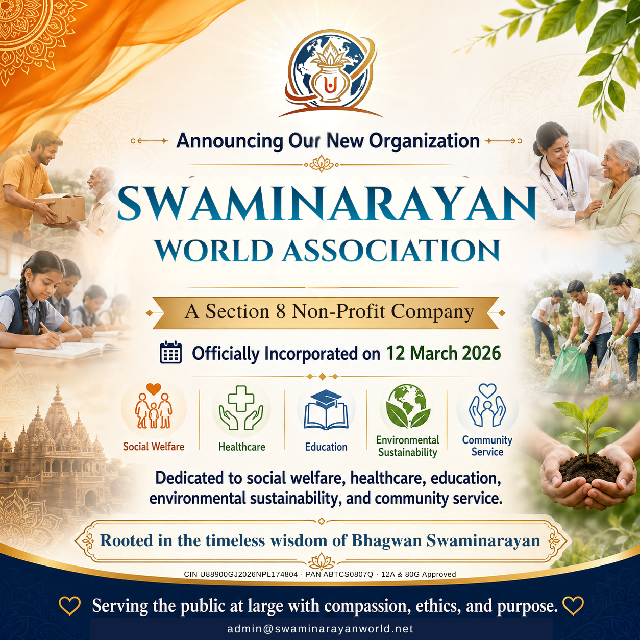 Swaminarayan World Association — Official Announcement